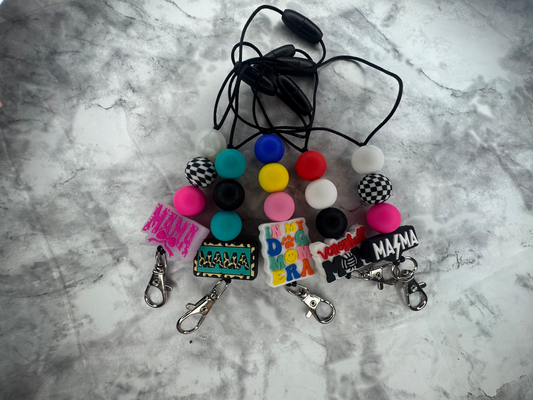 "MAMA" themed freshie hangers