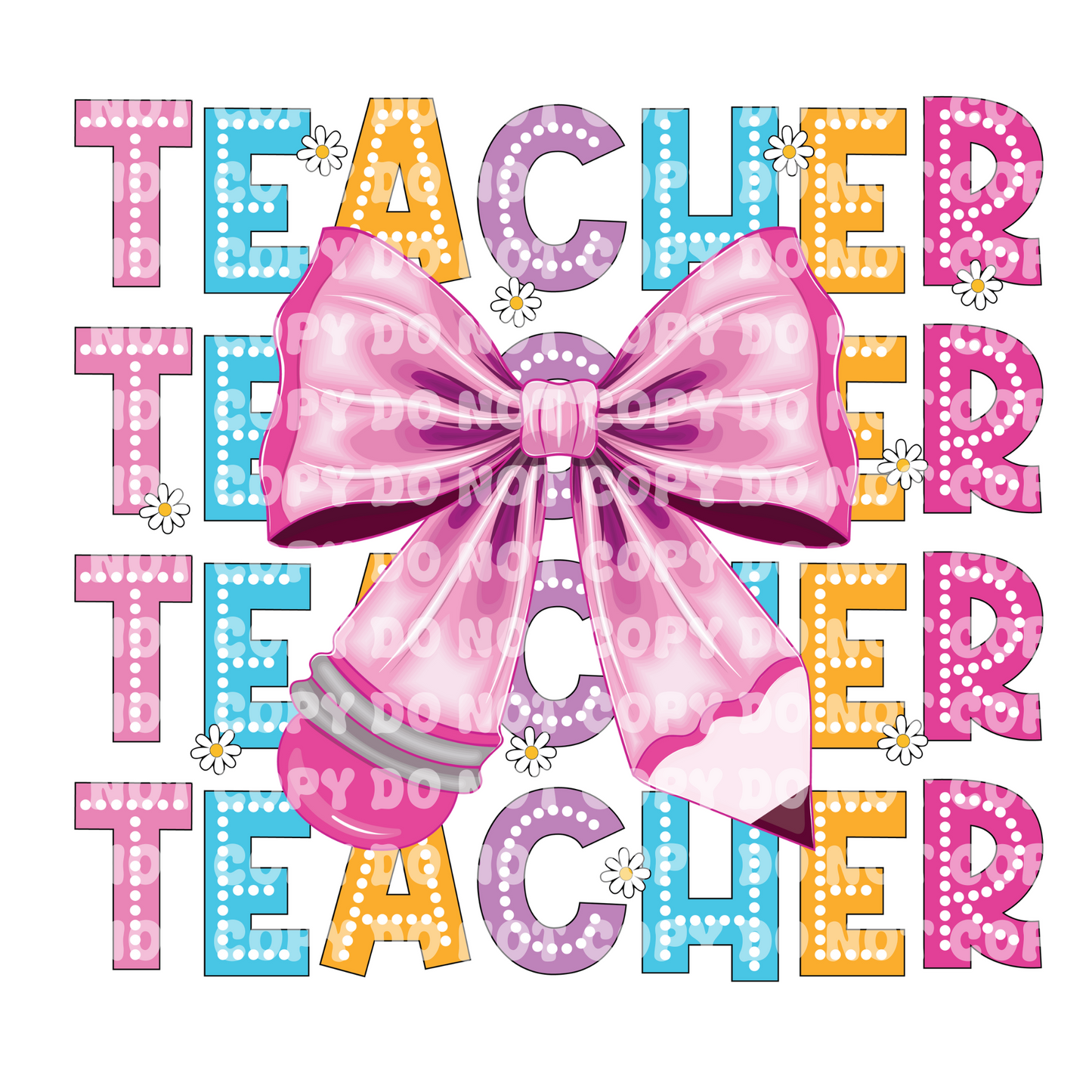 TEACHER W/ BOW