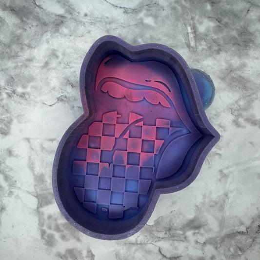Mouth w/ Checkered Tongue