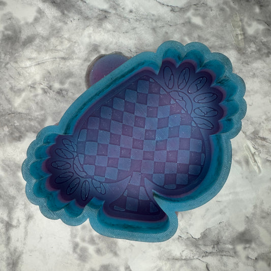 Checkered Spade w/ Turquoise