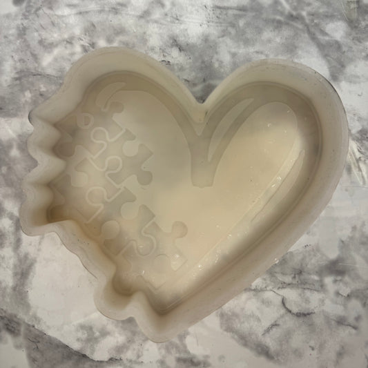 Heart w/ Puzzle Pieces (autism related)